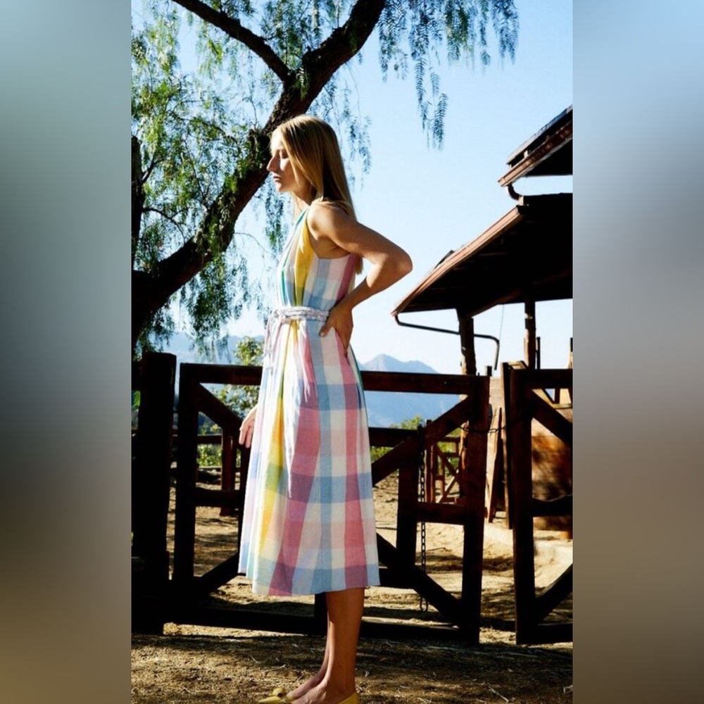 Mille plaid halter dress. Marilyn dress. NWT large. Preppy